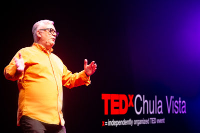 Dave presenting at TEDx Chula Vista